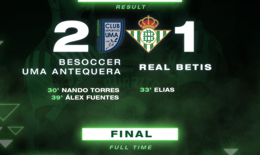 UMA Antequera 2 – 1 Real Betis Futsal: Un nuevo despiste condena el resultado