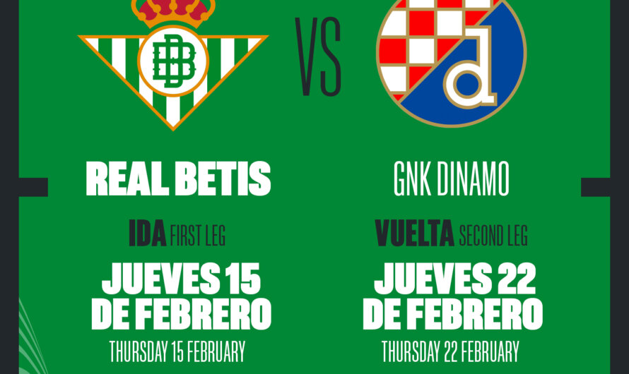 El Dinamo Zagreb será el rival del Real Betis en los 1/16 de la Conference League