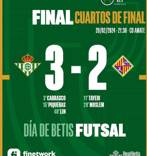 El Betis Futsal se mete en semifinales